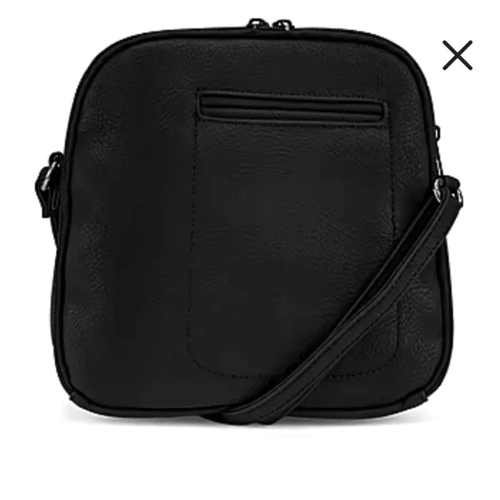 MultiSac black crossbody unisex in excellent pre-owned condition. Phone pocket +